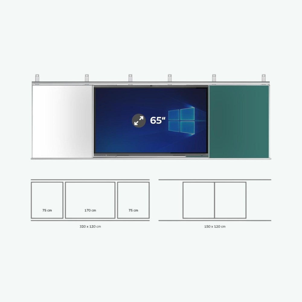 EliteTouch WINGS 65” / HORIZONTAL